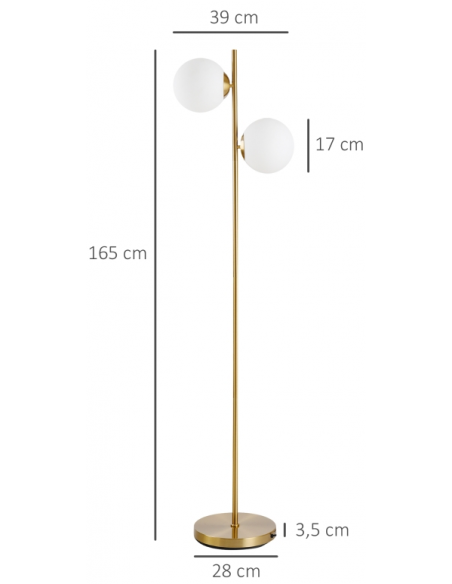 Gulvlampe moderne design billig