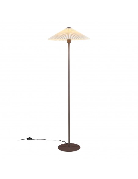 Gulvlampe plissé skærm