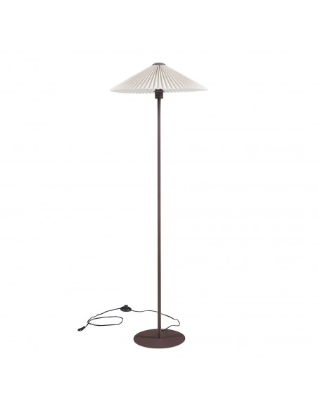 Gulvlampe plissé skærm