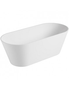fritstående badekar mat hvid akryl sanitetsakryl 170