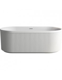 fritstående badekar mat hvid akryl sanitetsakryl 170 2