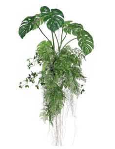 kunstige planter Monstera naturtro bregne