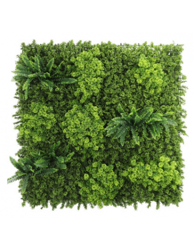 mos plantevæg kunstige planter græs
