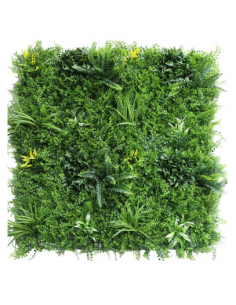 mos plantevæg kunstige planter græs