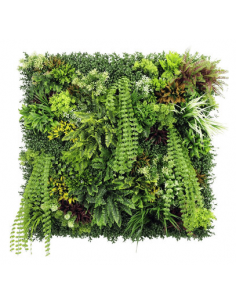 mos plantevæg kunstige planter græs