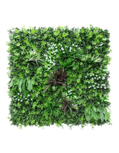 mos plantevæg kunstige planter græs