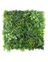 FRESHNESS Kunstig plantevæg 100 x 100 cm - UV
