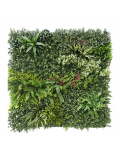 mos plantevæg kunstige planter græs