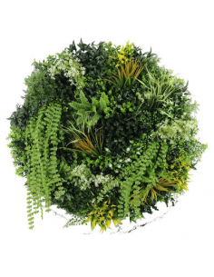 rund mos plantevæg kunstige planter græs