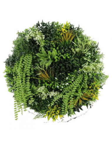 rund mos plantevæg kunstige planter græs