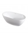 Strømberg fritstående badekar i Lucite akryl 170 x 80 cm - Blank hvid