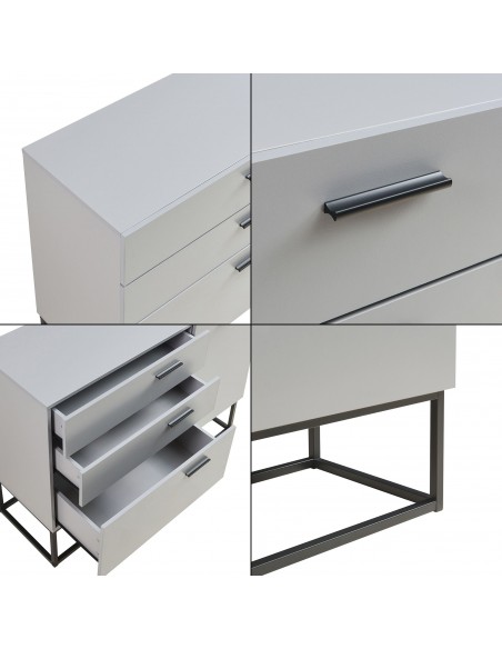 skænk skuffer skabe smal billig stuemøbler moderne skandinavisk nordisk design