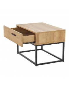 sengebord natbord skuffer soveværelse billig eg træ 2