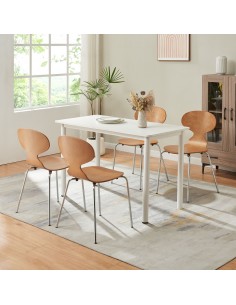 Spisebordsstole træ nordisk skandinavisk dansk design træ billige kan stables 2