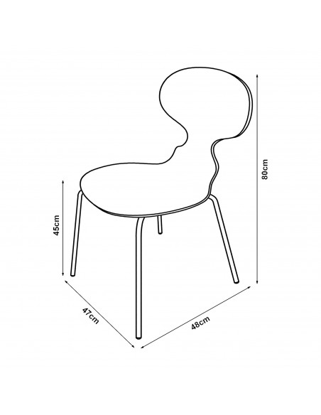 Spisebordsstole hvid træ nordisk skandinavisk dansk design træ billige kan stables