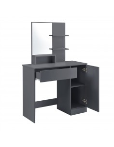 sminkebord moderne børn design med spejl og lys garderobe entre indretning træ 2