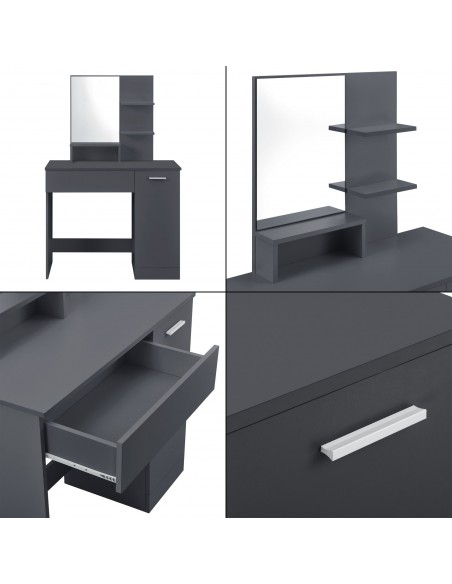 sminkebord moderne børn design med spejl og lys garderobe entre indretning træ