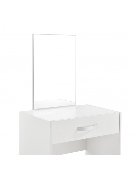 hvidt sminkebord moderne børn design med spejl og lys garderobe entre indretning træ