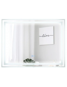 dæmpbar badeværelsesspejl vægspejl spejl lys belysning badeværelse vask håndvask led