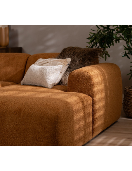 chaiselongsofa chaiselong sofa boucle højrevendt stof