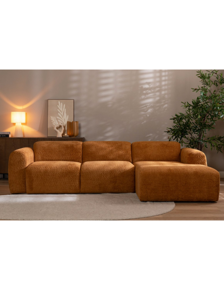chaiselongsofa chaiselong sofa boucle højrevendt stof