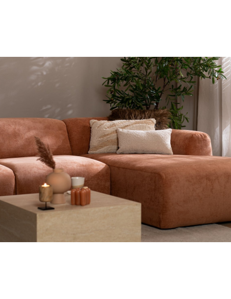 chaiselongsofa chaiselong sofa polyester højrevendt stof
