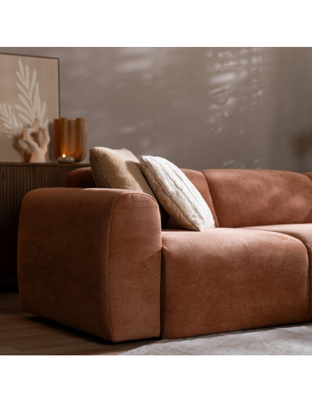 chaiselongsofa chaiselong sofa polyester højrevendt stof