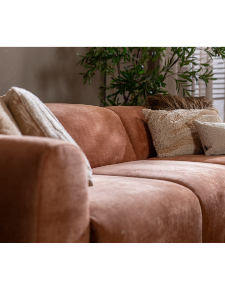 chaiselongsofa chaiselong sofa polyester højrevendt stof