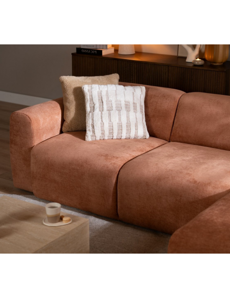 chaiselongsofa chaiselong sofa polyester højrevendt stof