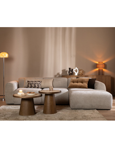 chaiselongsofa chaiselong sofa polyester højrevendt stof