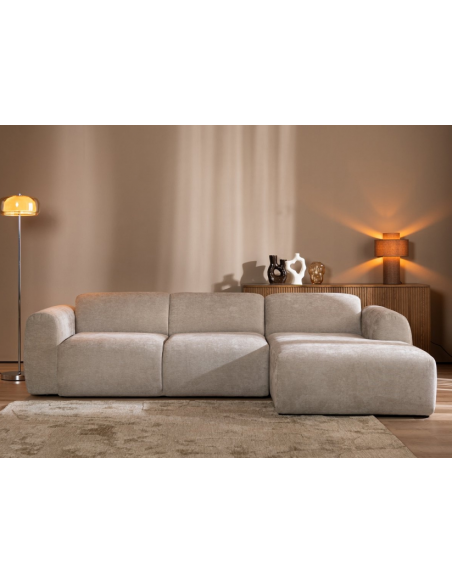 chaiselongsofa chaiselong sofa polyester højrevendt stof