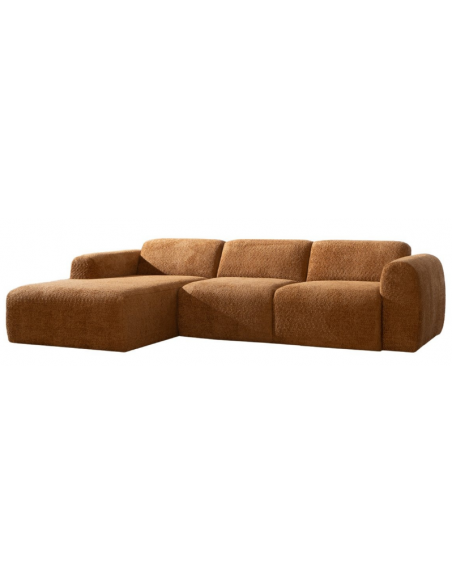 chaiselongsofa chaiselong sofa boucle venstrevendt stof