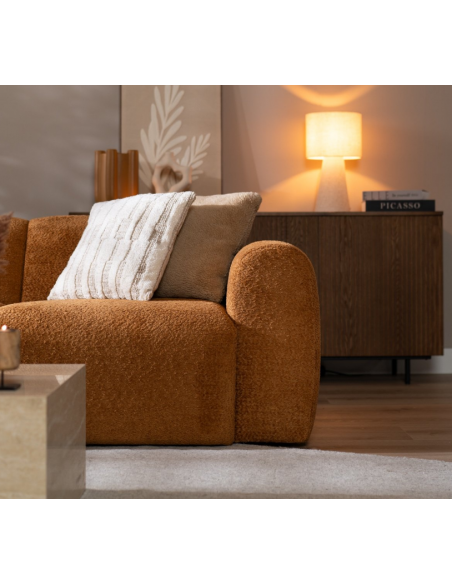 chaiselongsofa chaiselong sofa boucle venstrevendt stof