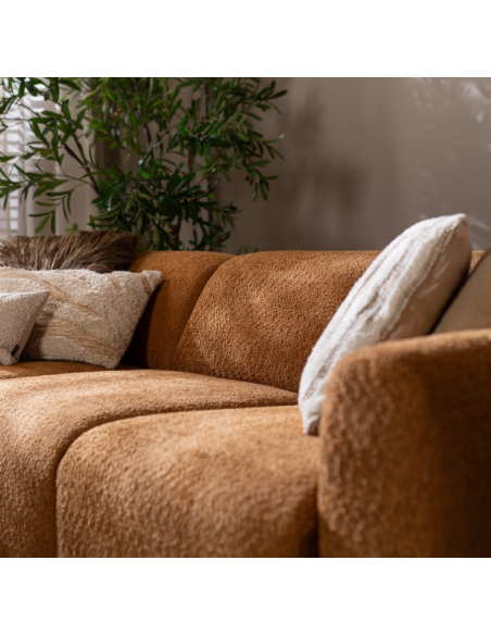 chaiselongsofa chaiselong sofa boucle venstrevendt stof