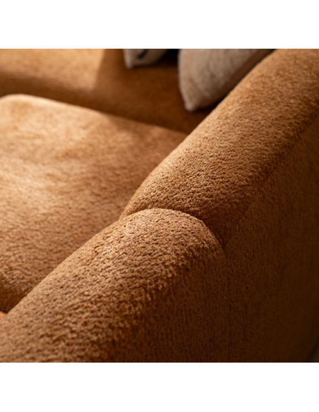 chaiselongsofa chaiselong sofa boucle venstrevendt stof