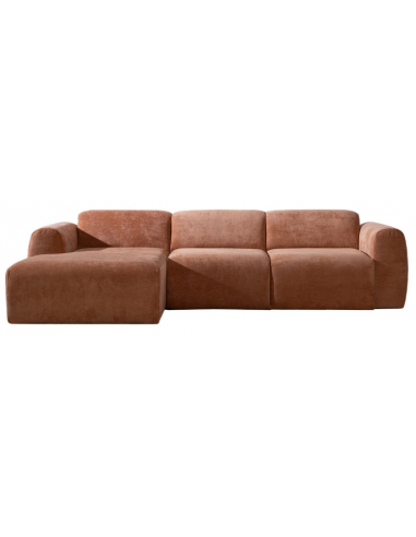 chaiselongsofa chaiselong sofa polyester venstrevendt stof