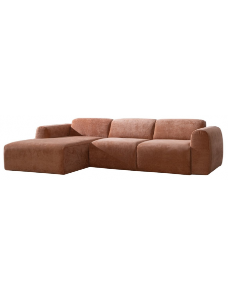 chaiselongsofa chaiselong sofa polyester venstrevendt stof