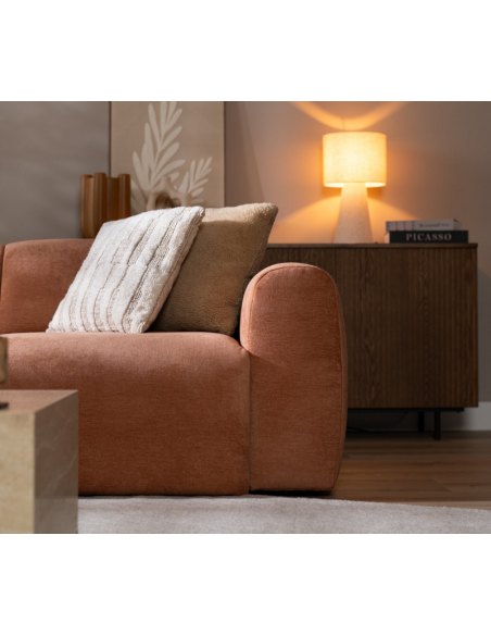 chaiselongsofa chaiselong sofa polyester venstrevendt stof