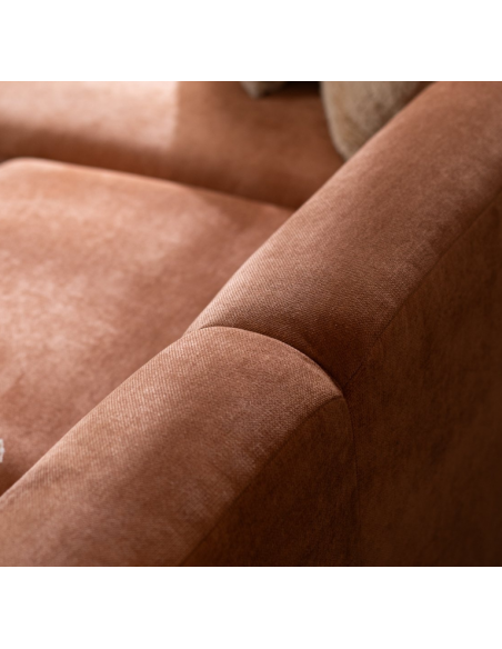 chaiselongsofa chaiselong sofa polyester venstrevendt stof