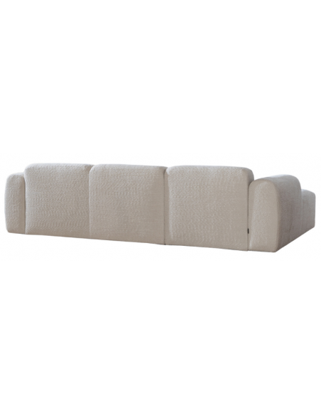 chaiselongsofa chaiselong sofa boucle venstrevendt stof hvid beige