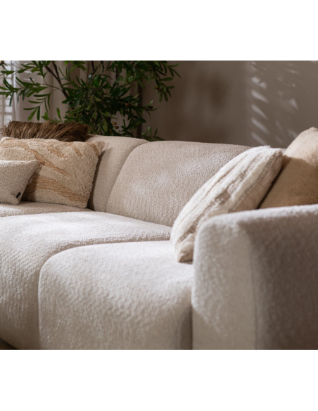 chaiselongsofa chaiselong sofa boucle venstrevendt stof hvid beige