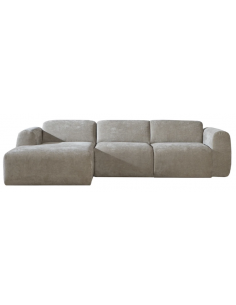chaiselongsofa chaiselong sofa polyester venstrevendt stof