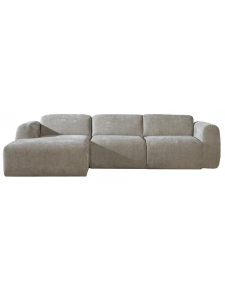 chaiselongsofa chaiselong sofa polyester venstrevendt stof
