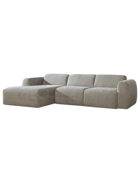 chaiselongsofa chaiselong sofa polyester venstrevendt stof