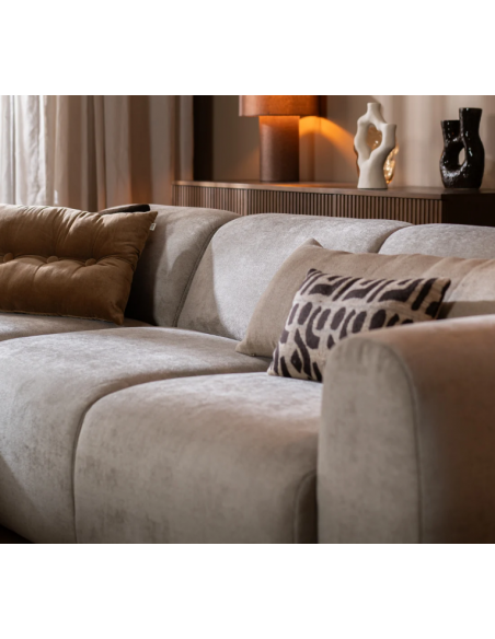 chaiselongsofa chaiselong sofa polyester venstrevendt stof