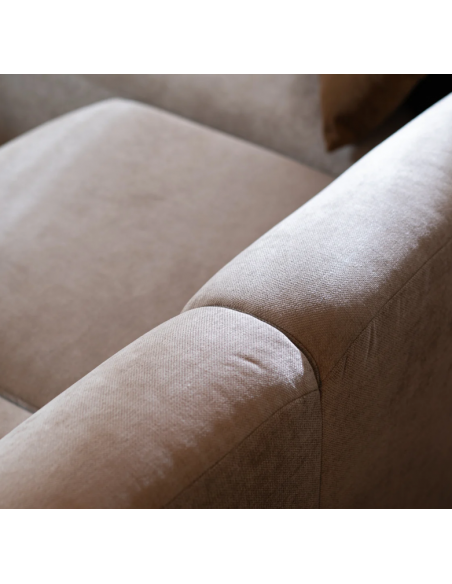 chaiselongsofa chaiselong sofa polyester venstrevendt stof
