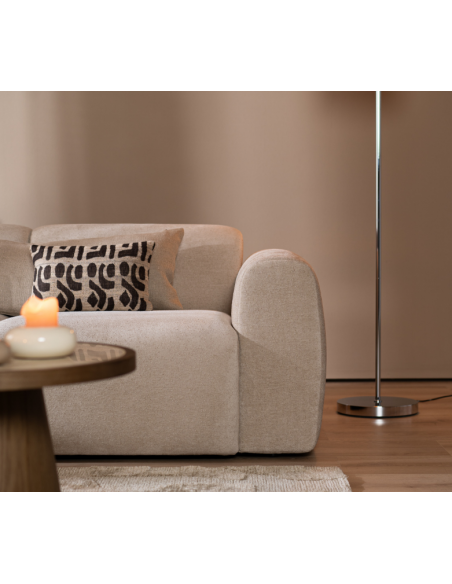 chaiselongsofa chaiselong sofa chenille venstrevendt stof beige