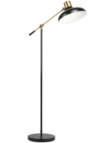 Gulvlampe moderne design billig sort