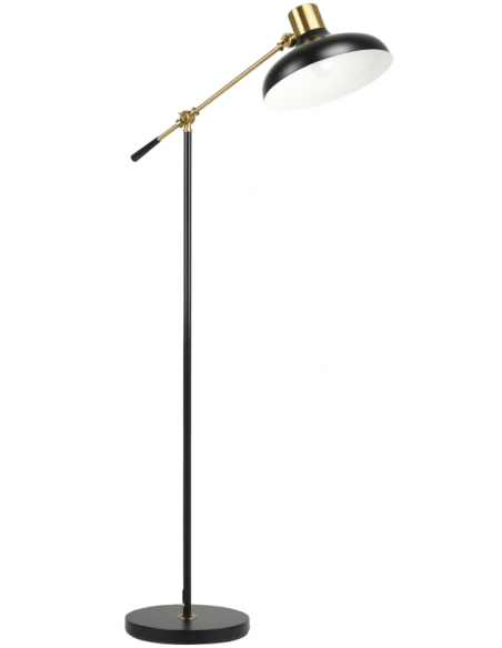 Gulvlampe moderne design billig sort