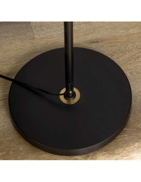 Gulvlampe moderne design billig sort